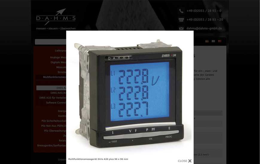 Webseite - Dahms GmbH
