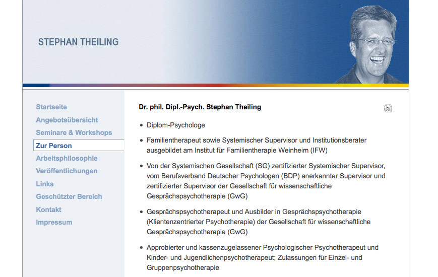 Webseite - IF Weinheim - Lehrtherapeuten