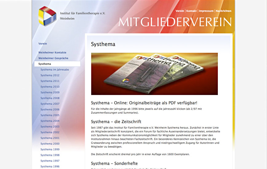 Webseite - IFW Mitgliederverein