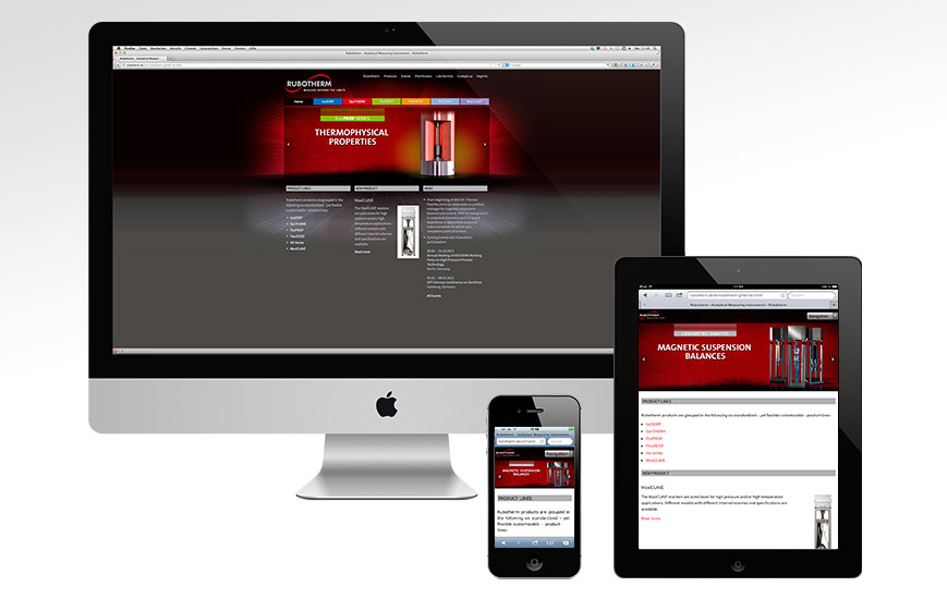 Webseite - Rubotherm