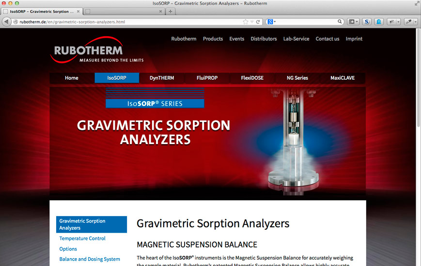 Webseite - Rubotherm