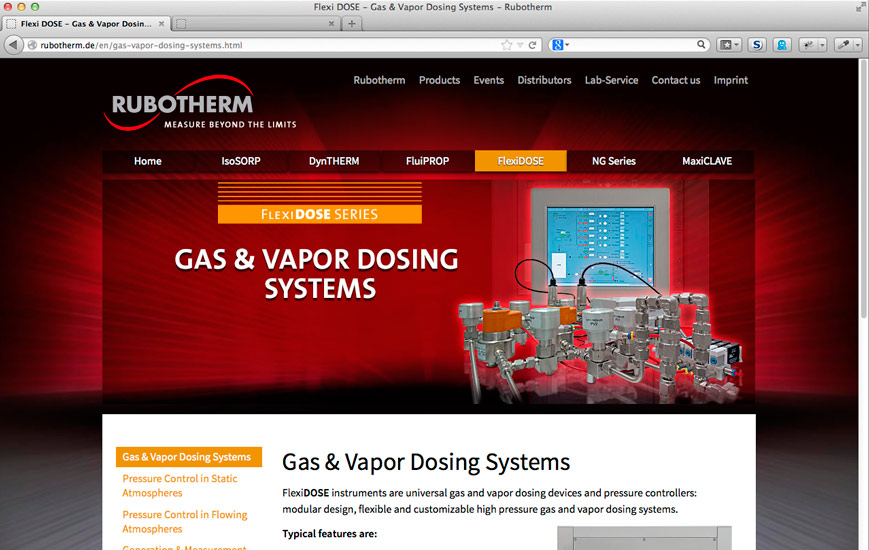 Webseite - Rubotherm